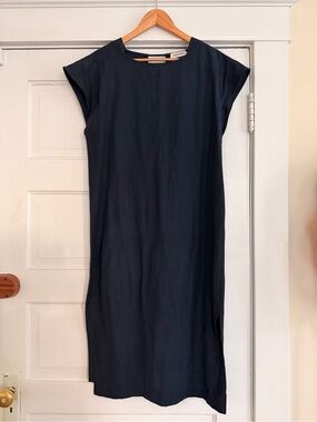 Taylor Stitch Navy Loma Dress
